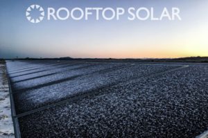 snowy solar panels