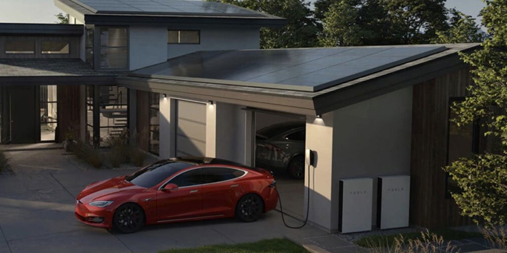 EV charging and Tesla system courtesy of Tesla