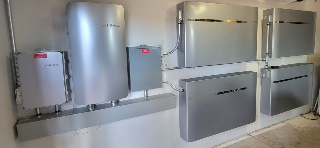 Integrated Enphase battery system provides added independence and security