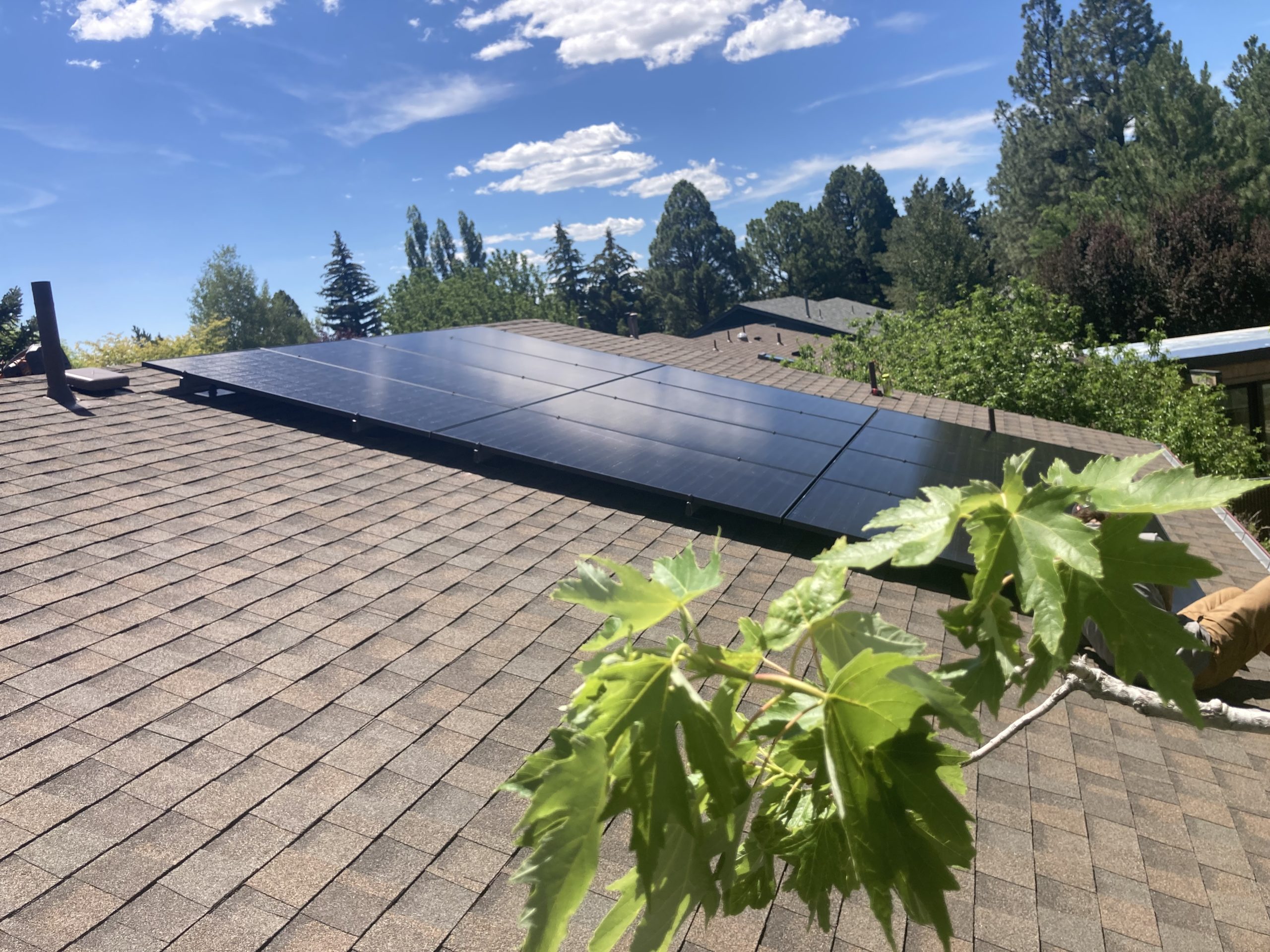4.3 kW system in Flagstaff Arizona featuring QCell and Enphase inverters.
