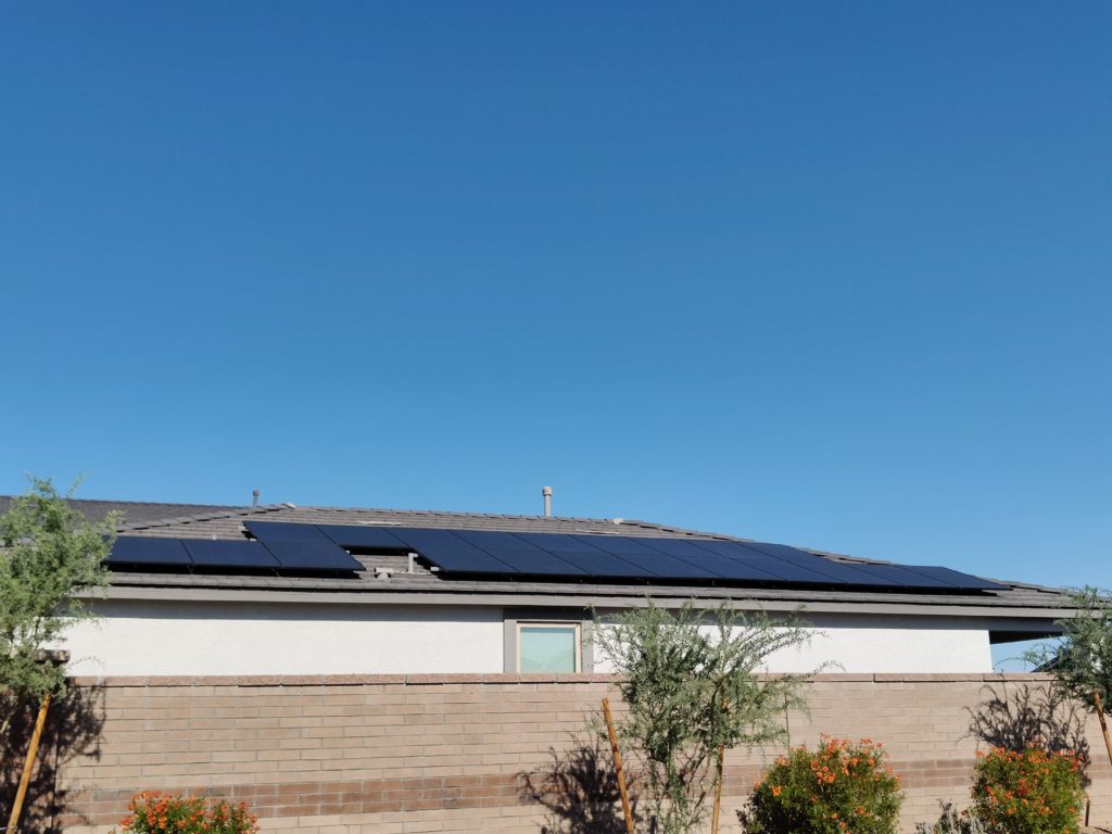10.85 kW system in Peoria, Arizona consisting of Longi 350-watt panel and Enphase IQ7+ inverters.