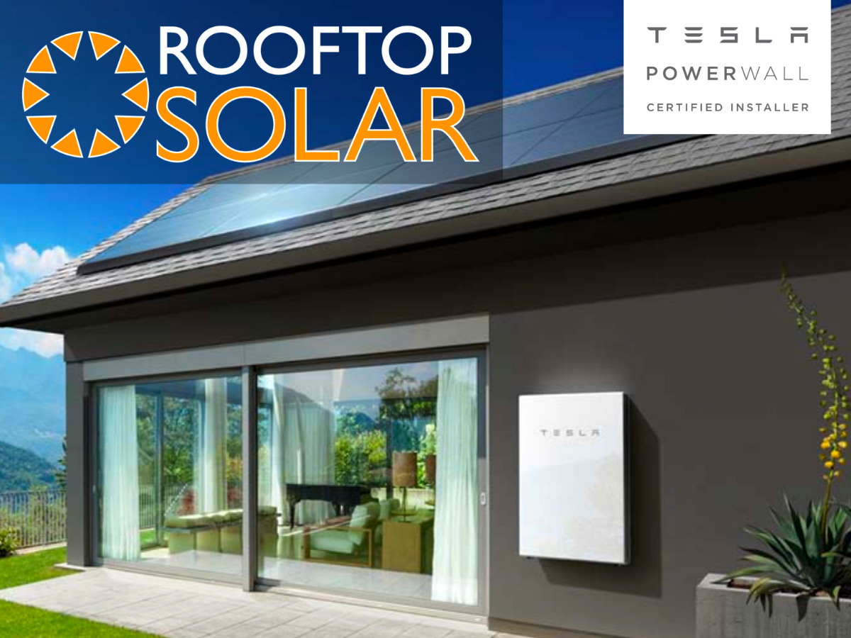 Rooftop Solar Tesla certification graphic
