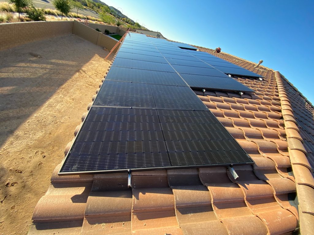 18.2 kW solar system for the home in Peoria, Arizona featuring Canadian Solar 395 W modules