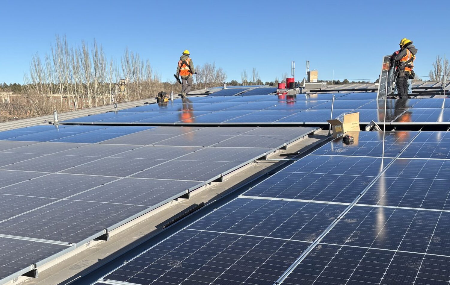 Residential solar installation in Flagstaff, Arizona, by Rooftop Solar