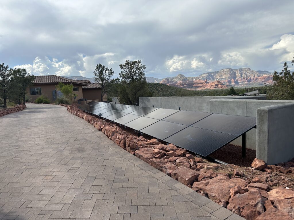 Ground Mount Solar Installation Sedona Arizona