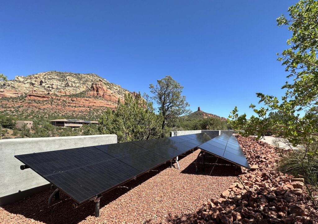 Ground Mount Solar Installation Sedona Arizona
